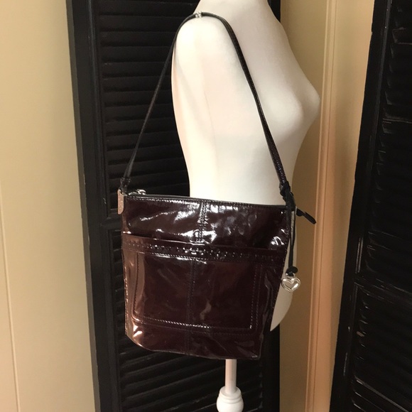 Brighton Handbags - Brighton patent leather shoulder bag
